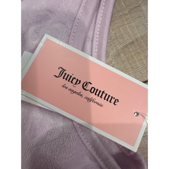 Juicy Couture Girls Pink Terrycloth Romper Sleeveless NEW Size 3T - Picture 2 of 6